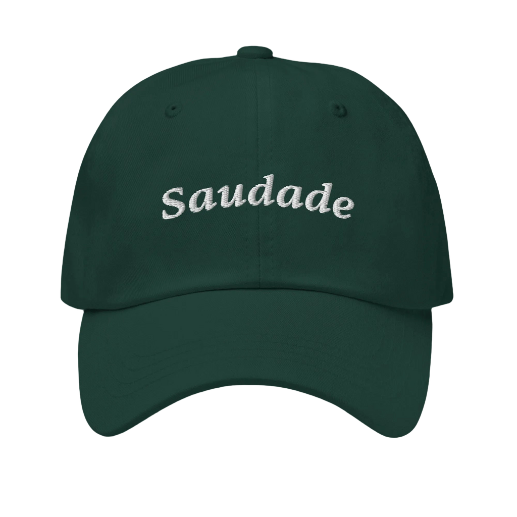 Saudade — Brazilian Embroidery Hat in Spruce